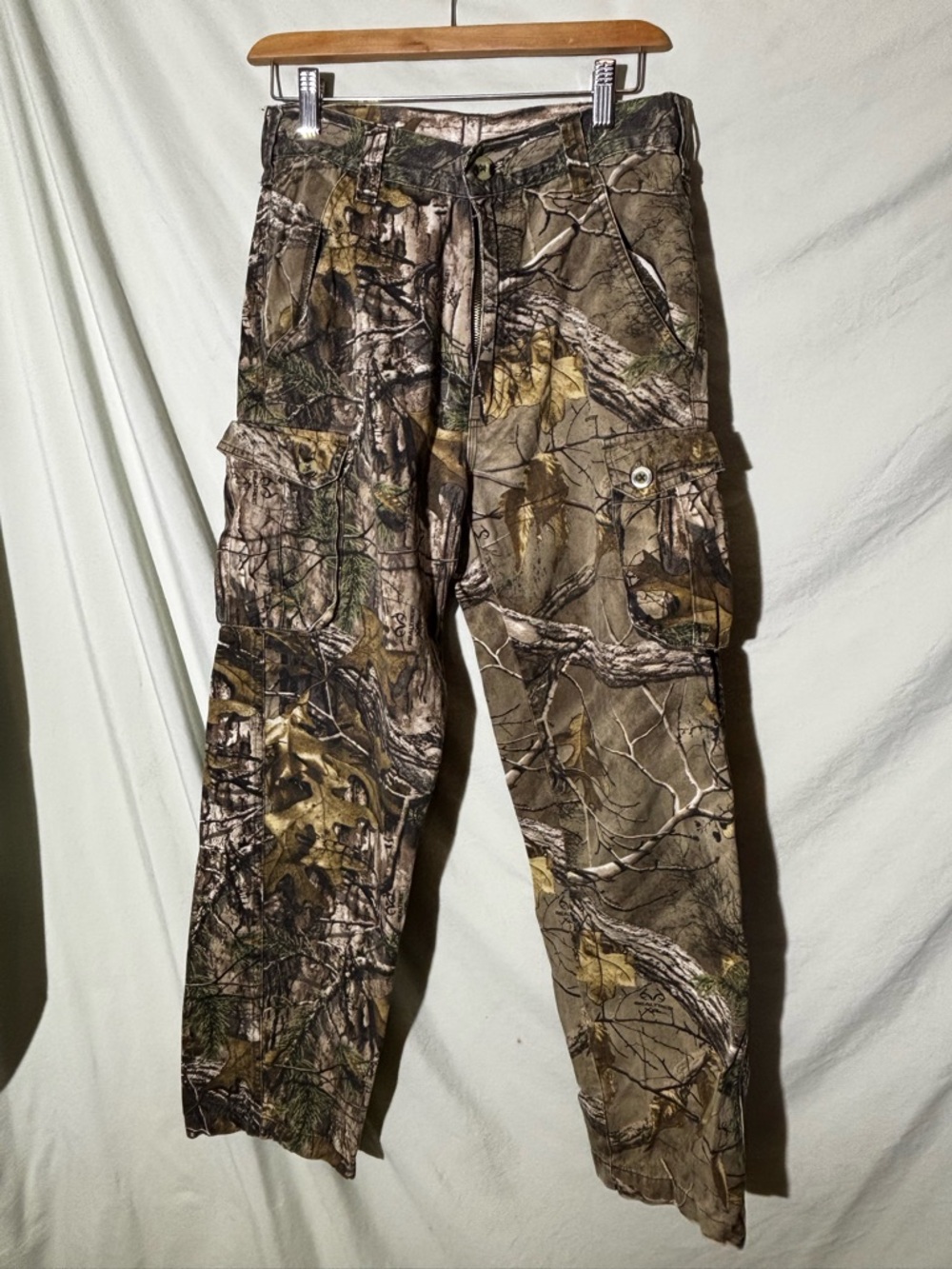 Men's Realtree-Style Camouflage Cargo Pants - Brown/Green